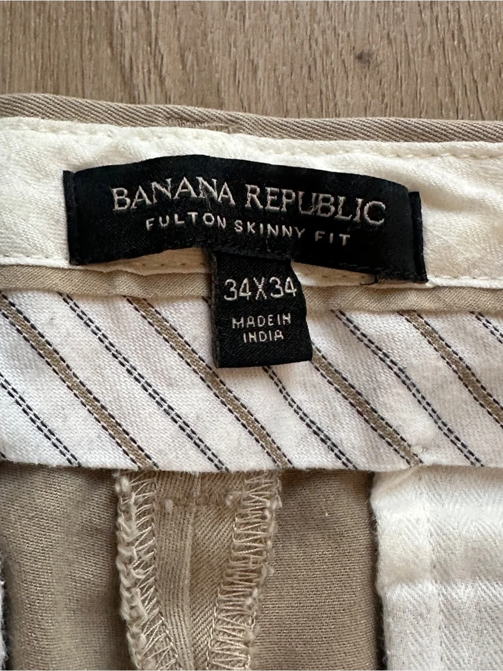 Banana Republic Fulton fit chinos 34x34